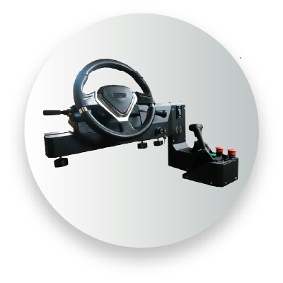 Simulator steering wheel and gear shifter for gaming