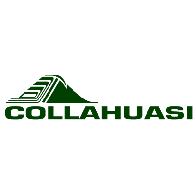 Collahuasi logo with green mountain icon and stylized text